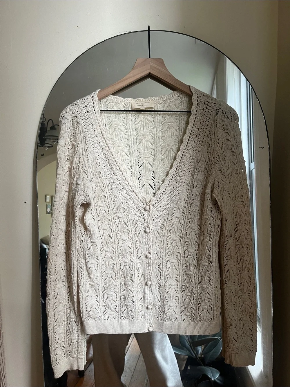 Sezane lightweight openwork